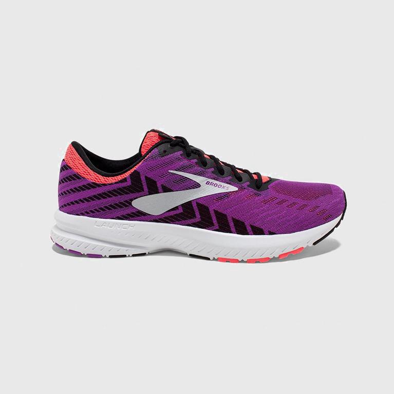 Brooks Women's Launch 6 Road Running Shoes Singapore - Pink (01678-MPCT)